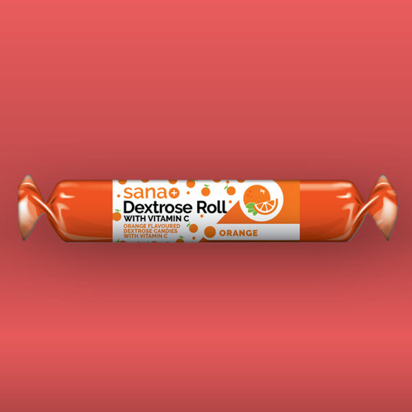 SANA+ DEXTROSE ROLL ORANGE